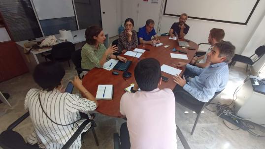 Meeting between municipal staff of Getafe, the expert Ecooo and EPAH 