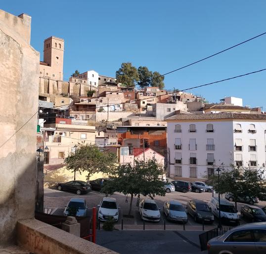 Buildings of Lorca, view from the street