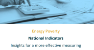 Cover Energy Poverty National indicators report 